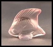 Lalique pink fish